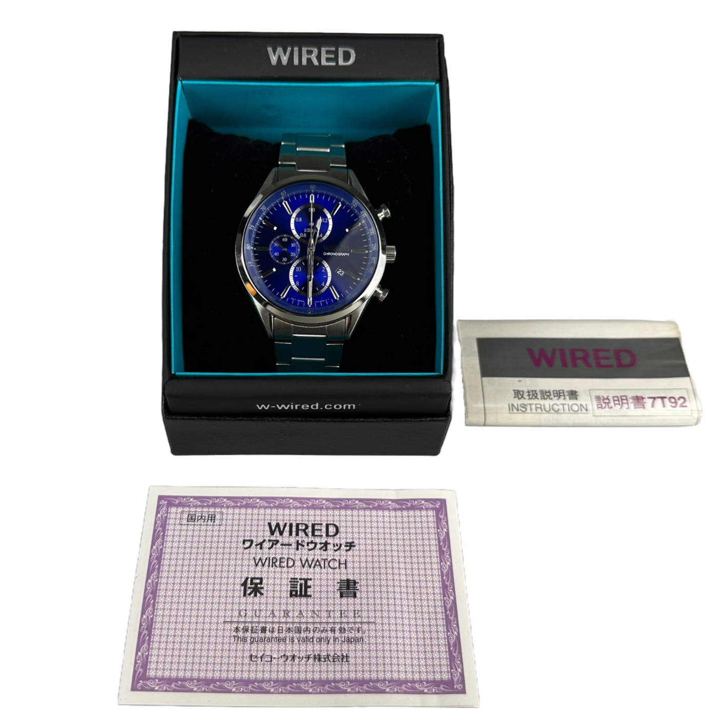 Wired Seiko 7T92-0SM0 Men’s Chronograph watch