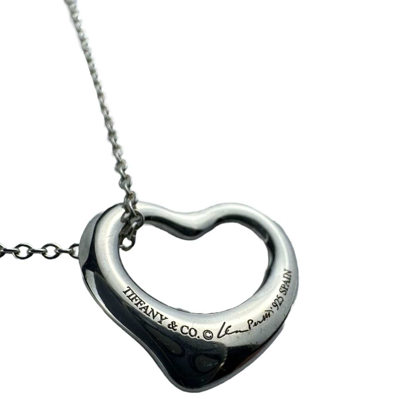 Tiffany & Co Open Heart Necklace, Small
