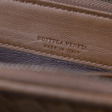 Bottega Veneta Intrecciato L-Shaped Long Wallet, Brown
