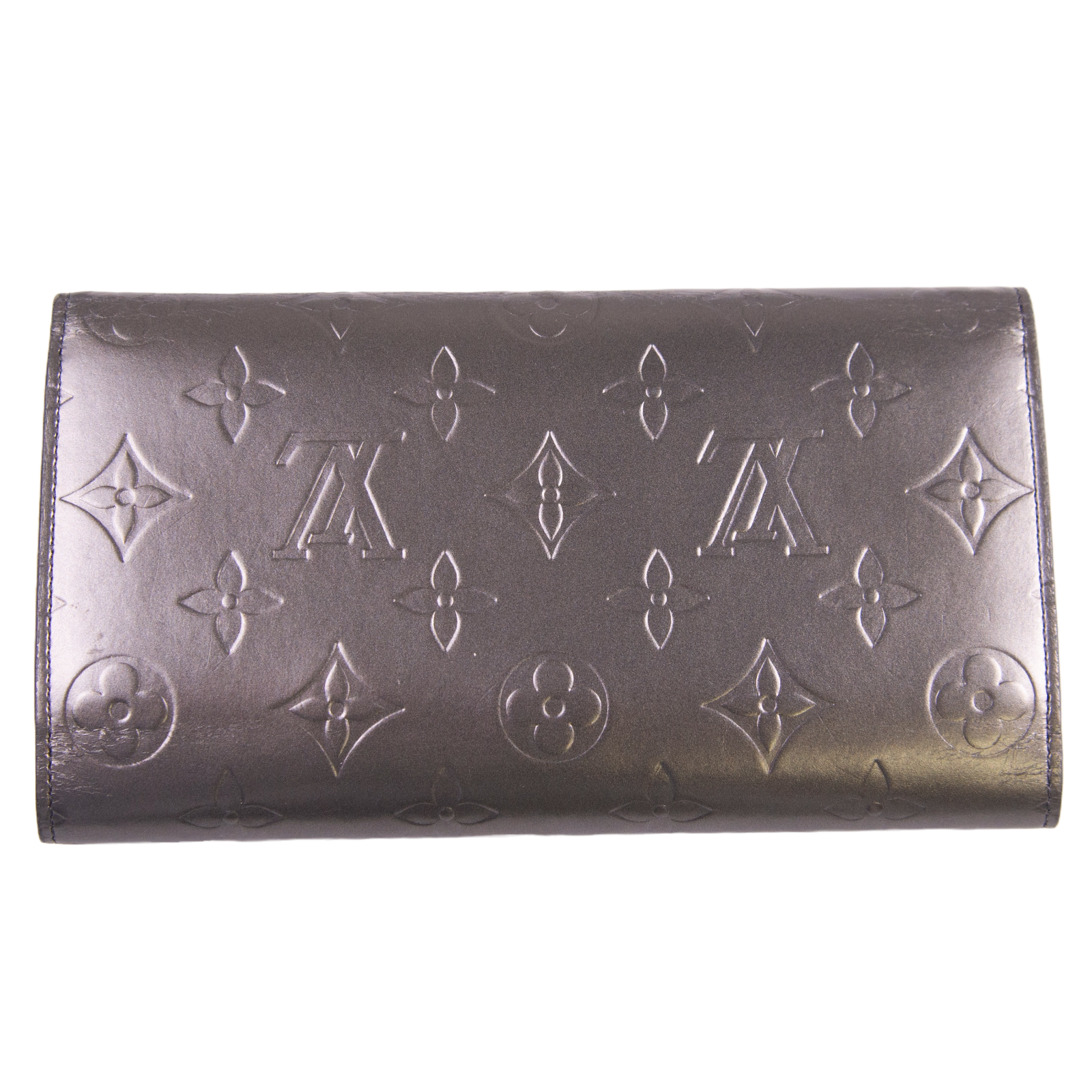 Louis Vuitton Matte Leather Portefeuille International Long Wallet