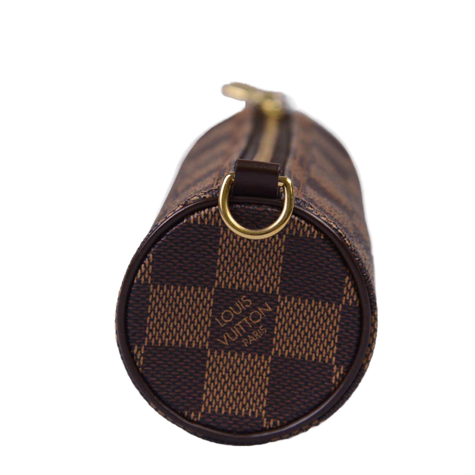 Louis Vuitton Damier Ebene Papillon 30 Monogram Bag With Pouch