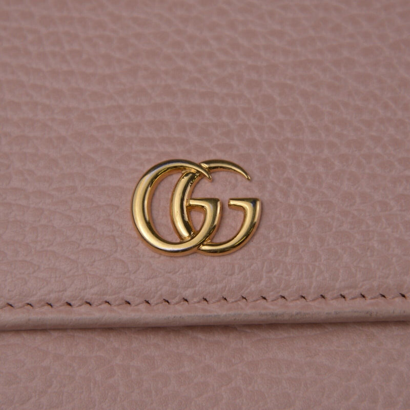 Gucci GG Marmont Continental Long Wallet Pink