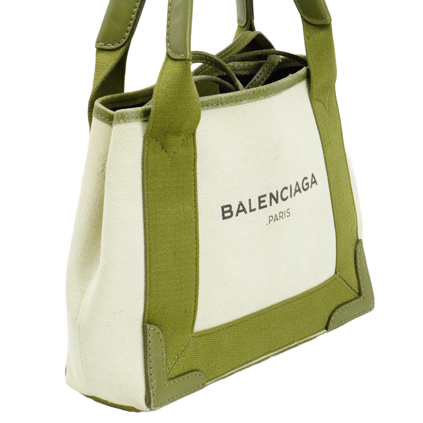 Balenciaga Cabas XS Tote Mini Bag Green