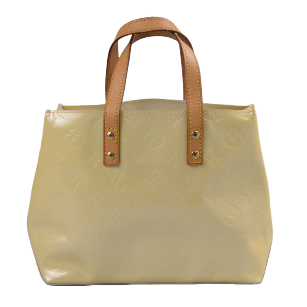 Louis Vuitton Monogram Vernis Reade PM Bag Yellow