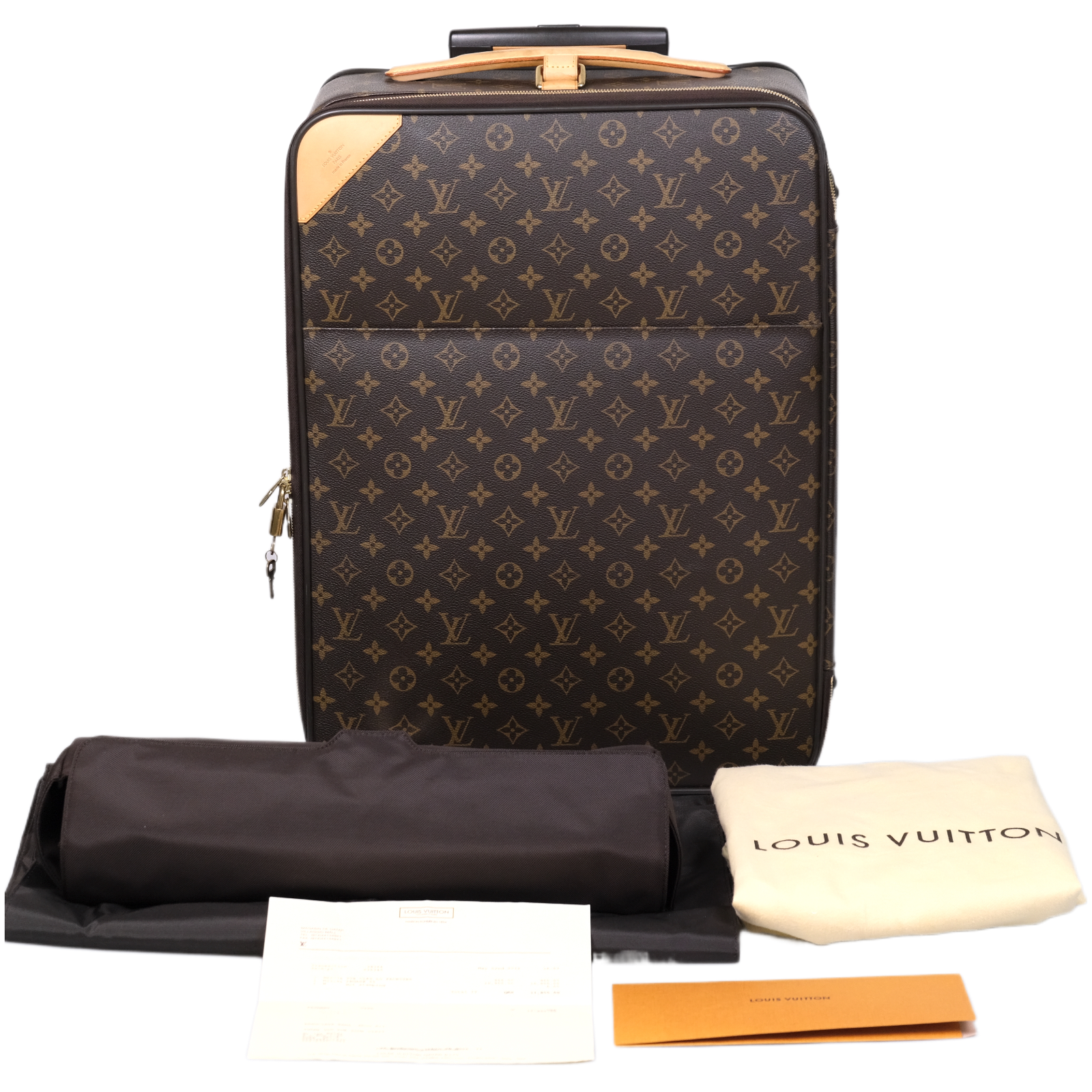 Louis Vuitton Monogram Pegase 55 Carry On Luggage Bag