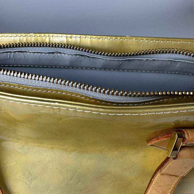 Louis Vuitton Monogram Vernis Houston Tote Bag, Gold and Tan