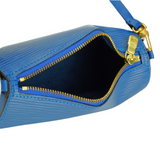 Louis Vuitton Epi Papillon Blue Bag With Pouch