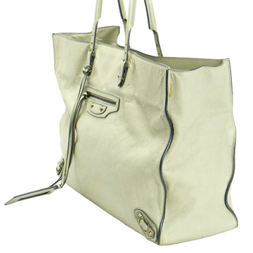 Balenciaga Paper Bag 2WAY leather Ivory