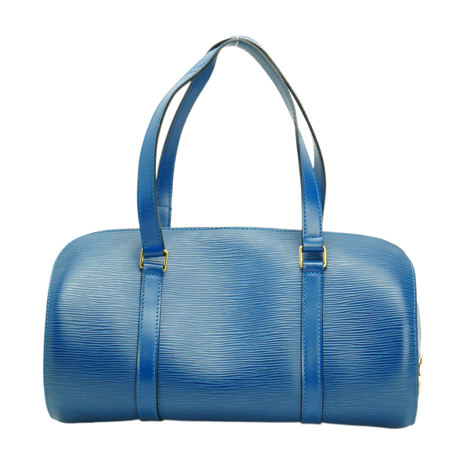 Louis Vuitton Epi Papillon Blue Bag With Pouch