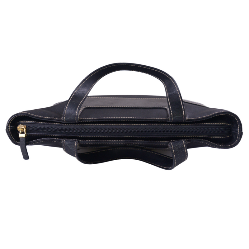 Givenchy Handbag Leather x Canvas Bag Black
