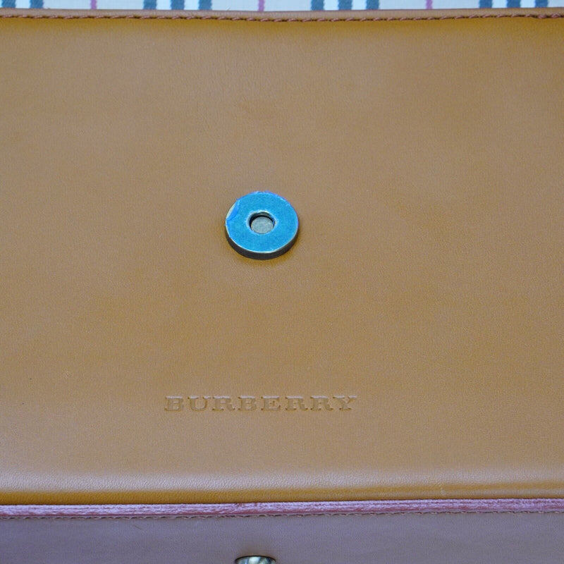 Burberry Leather Shoulder Bag Brown