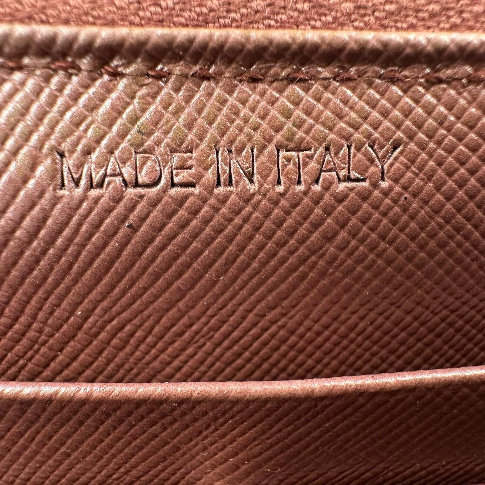 Prada Saffiano Zipped Wallet Portafoglio Lampo Rose Gold