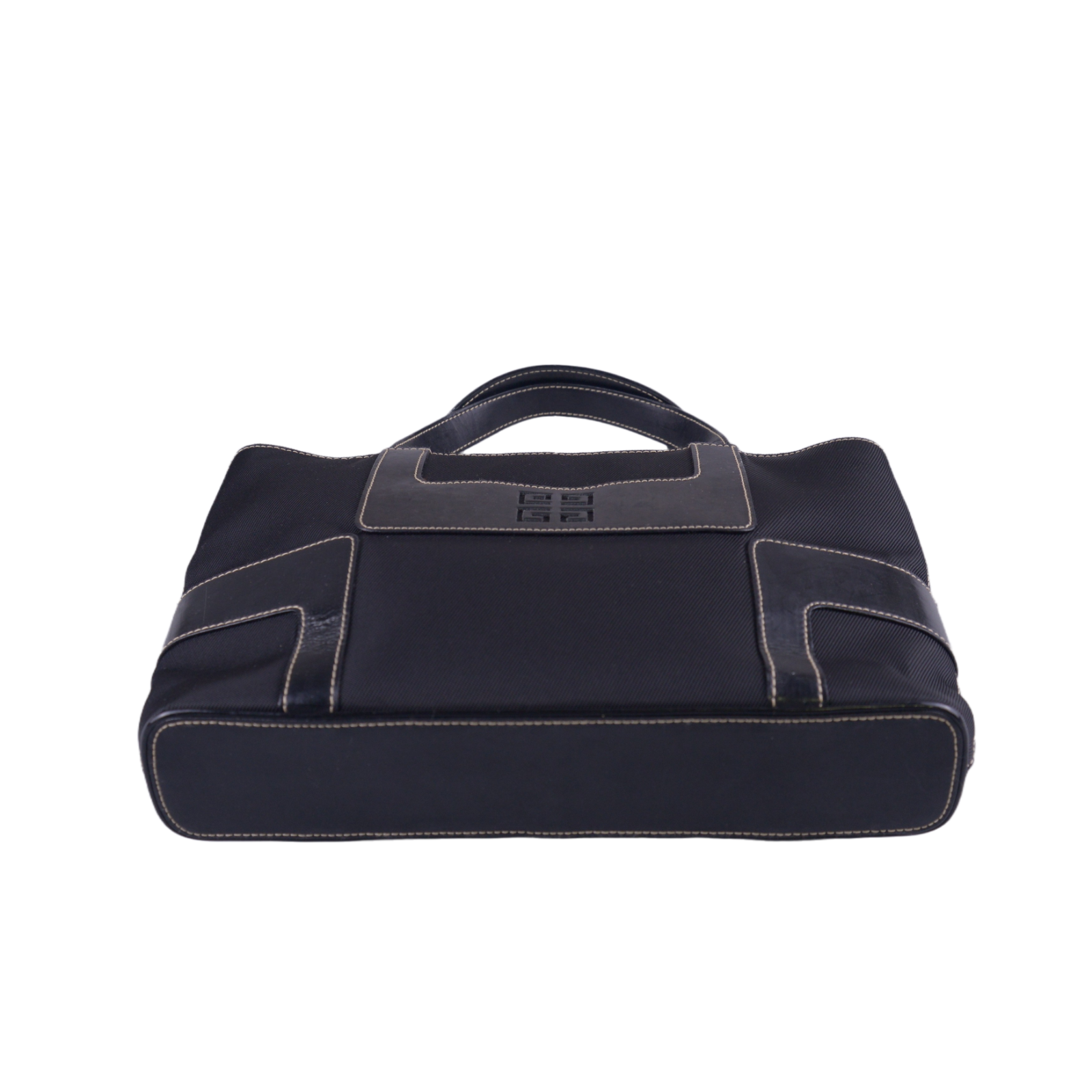 Givenchy Handbag Leather x Canvas Bag Black