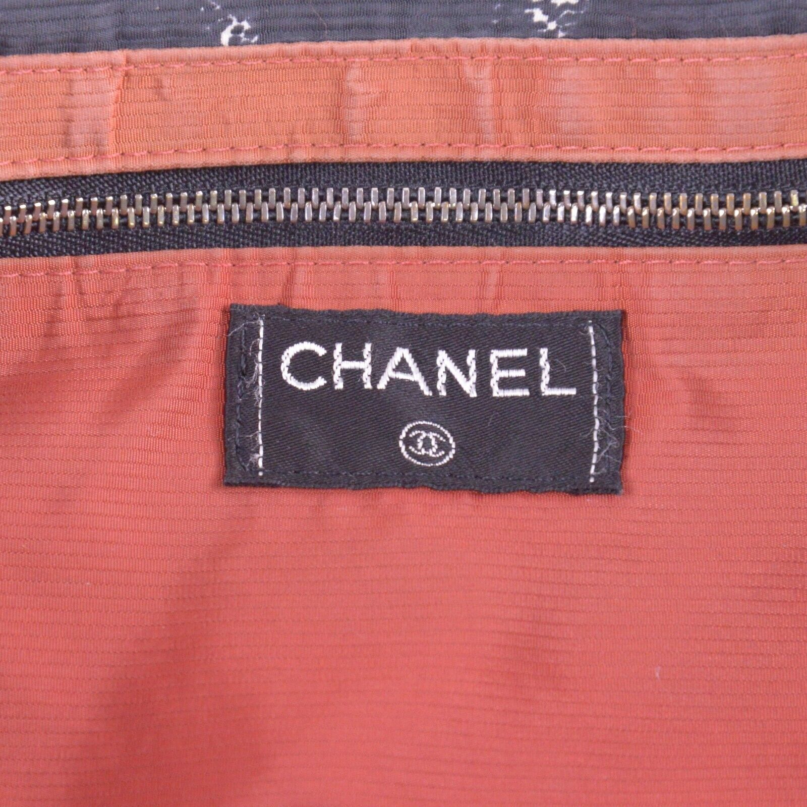 Chanel Old Travel Line Tote Bag Black